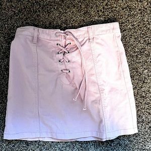 Pink skirt